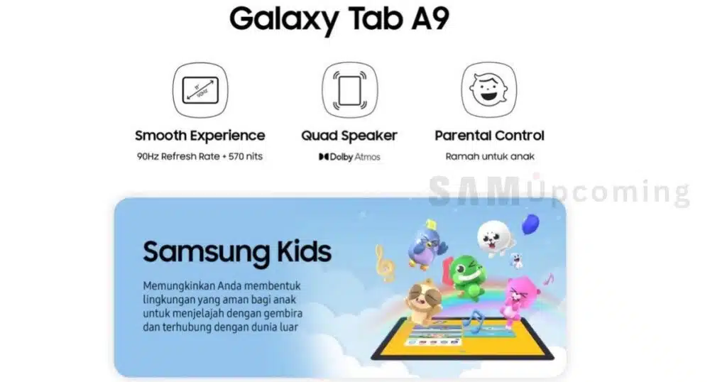Samsung Galaxy Tab A9 series Kids Edition 
New kids Tablet 