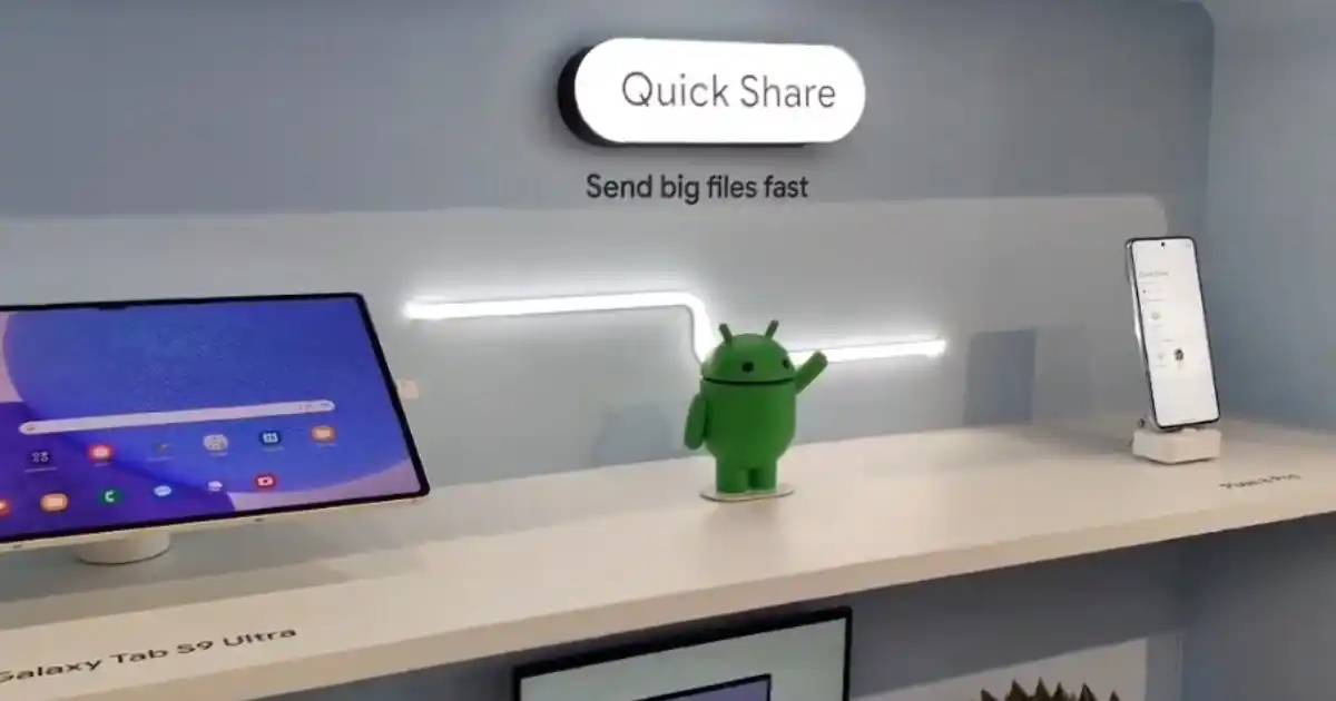 Google Samsung Quick Share collaboration 