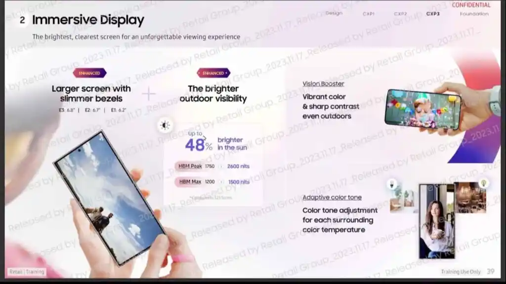 Galaxy s24 official website page immersive display 