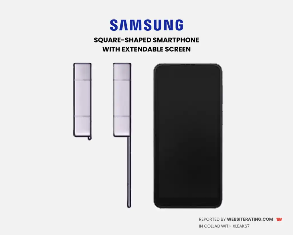 Samsung extendable smartphone