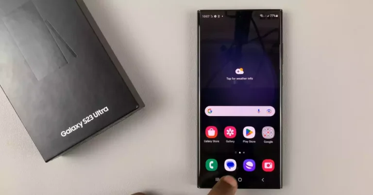 Samsung One UI home